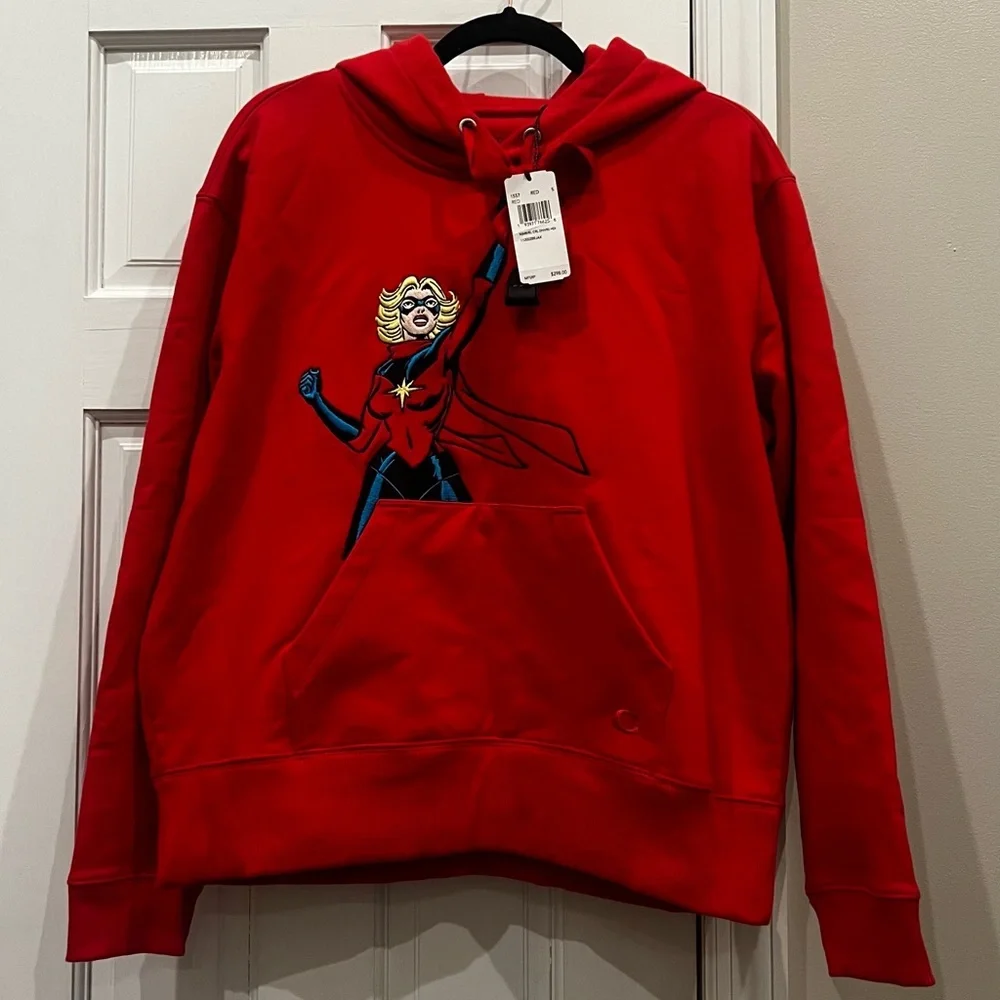 Coach & Marvel Superhero Hoodie NWT Adult Small
